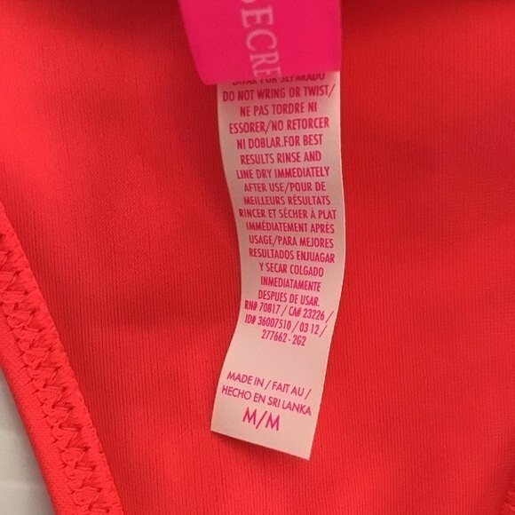 Victoria’s Secret Strapless Red Embellished Bikini Set - Picture 7 of 7